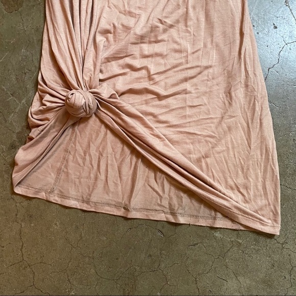 Halter maxi dress with smocked waist - Picture 5 of 5